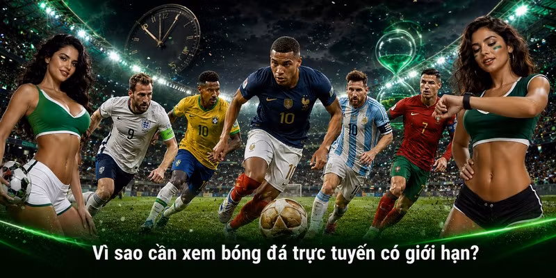 Vì sao cần xem bóng đá trực tuyến có giới hạn?