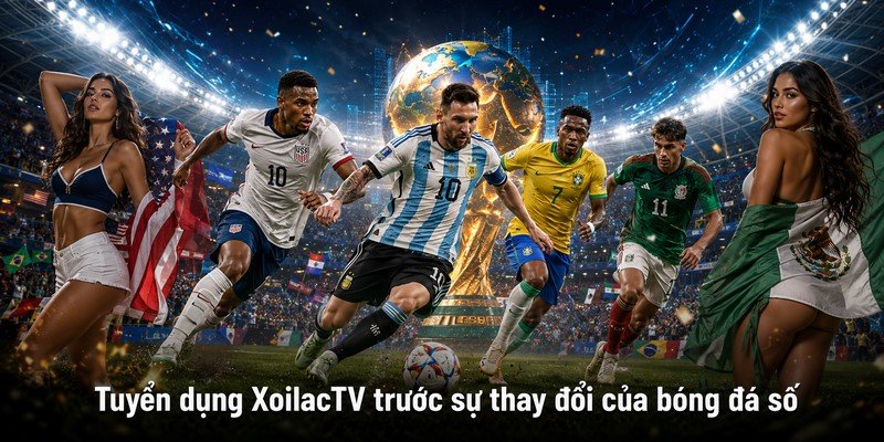 Tuyển dụng XoilacTV trước sự thay đổi của bóng đá số