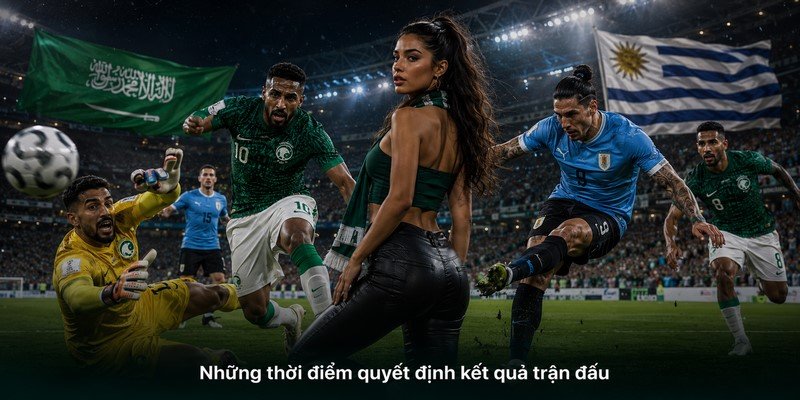 Những thời điểm quyết định kết quả trận đấu