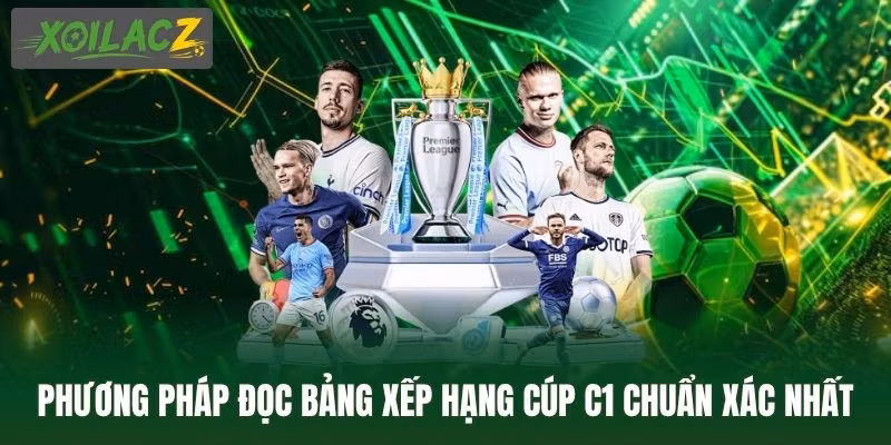 Phương pháp đọc bảng xếp hạng Cúp C1 chuẩn xác nhất